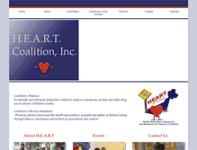 Tablet Screenshot of heartcoalition.com